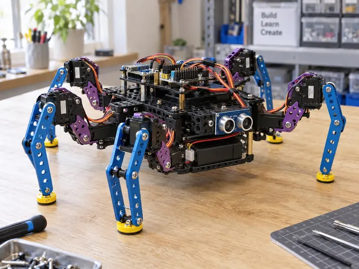 Robot berkaki enam