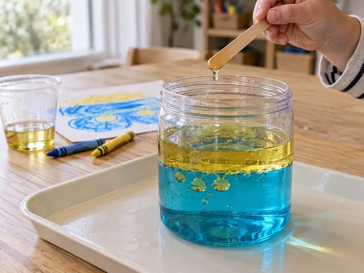 Homemade lava lamp